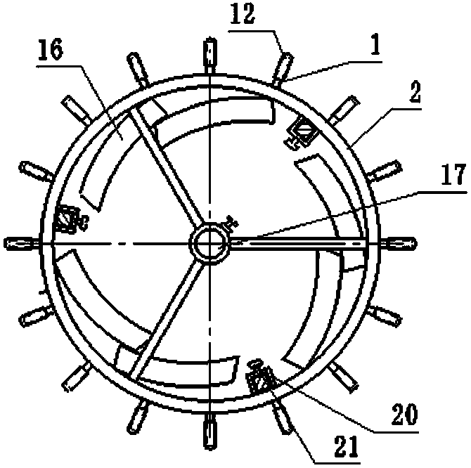 Adjustable earthing roller