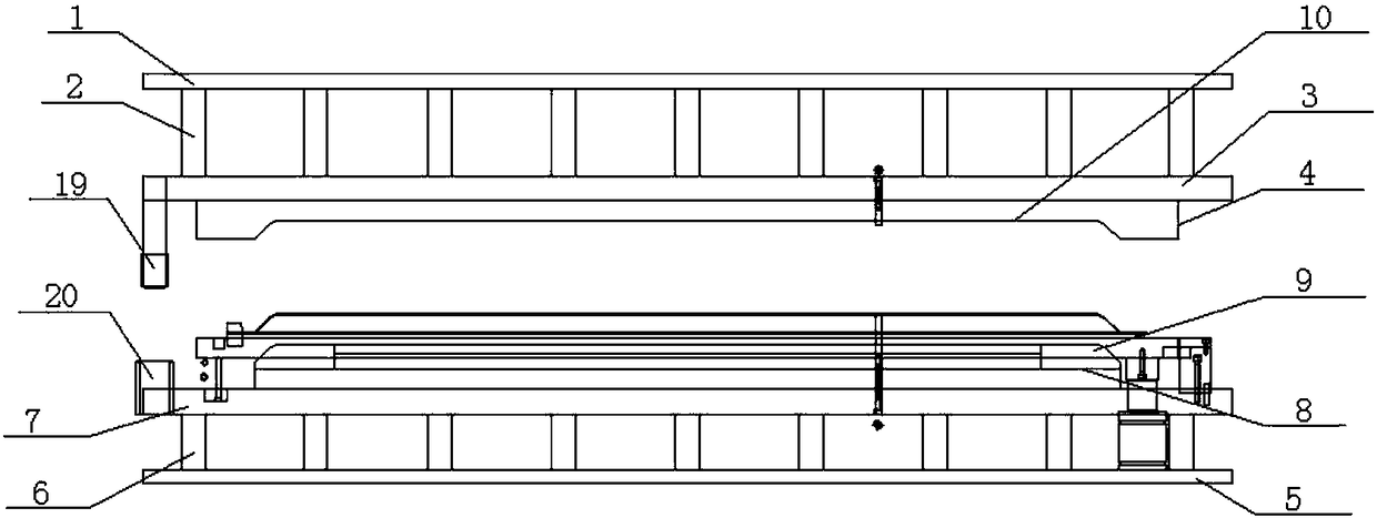 A large TV back panel forming mold