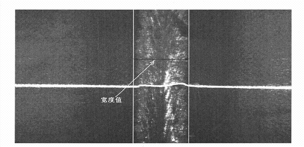 Method for detecting geometric shape of back of tailor-welding weld and implementing device thereof