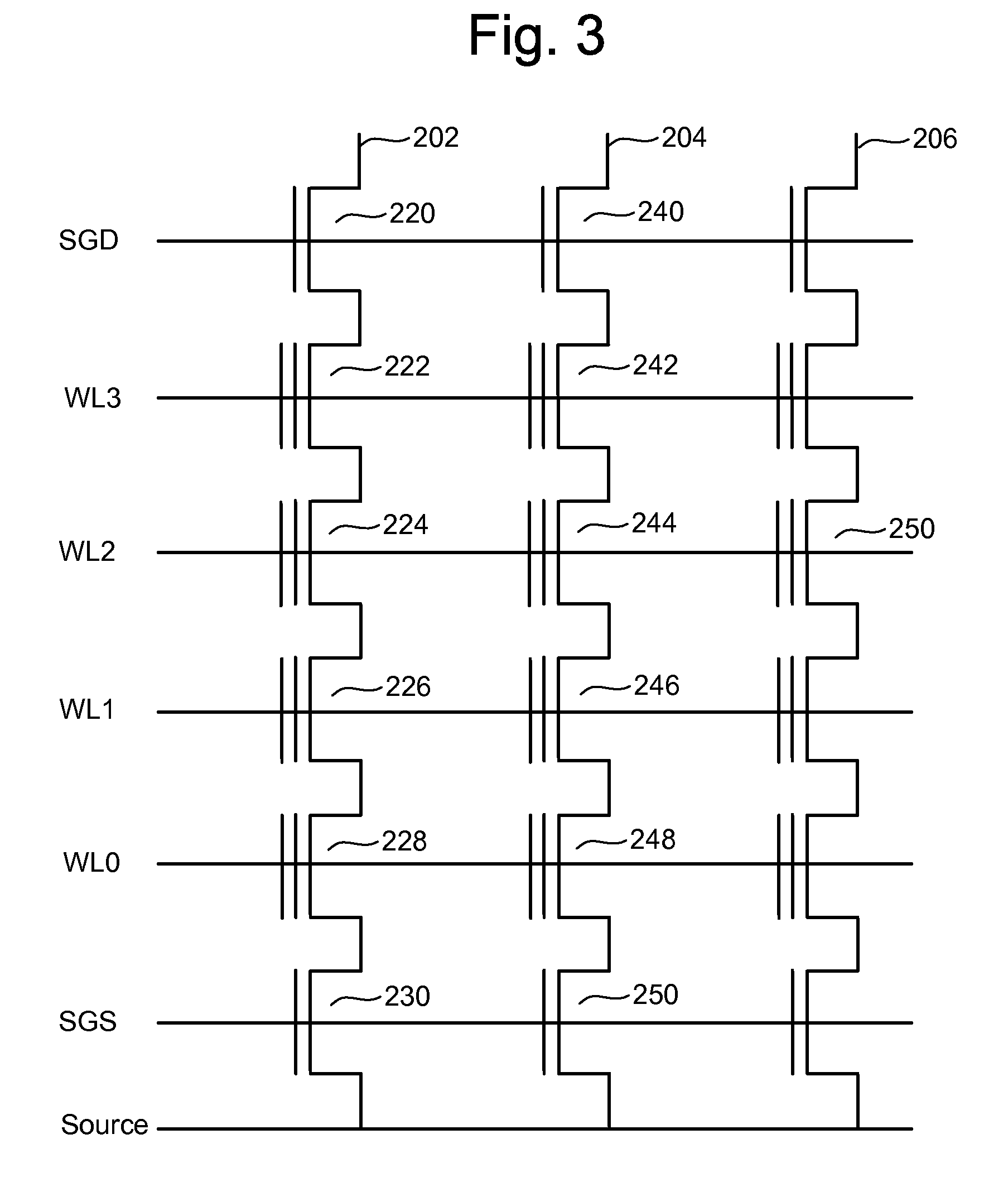 Non-volatile memory with asymmetrical doping profile