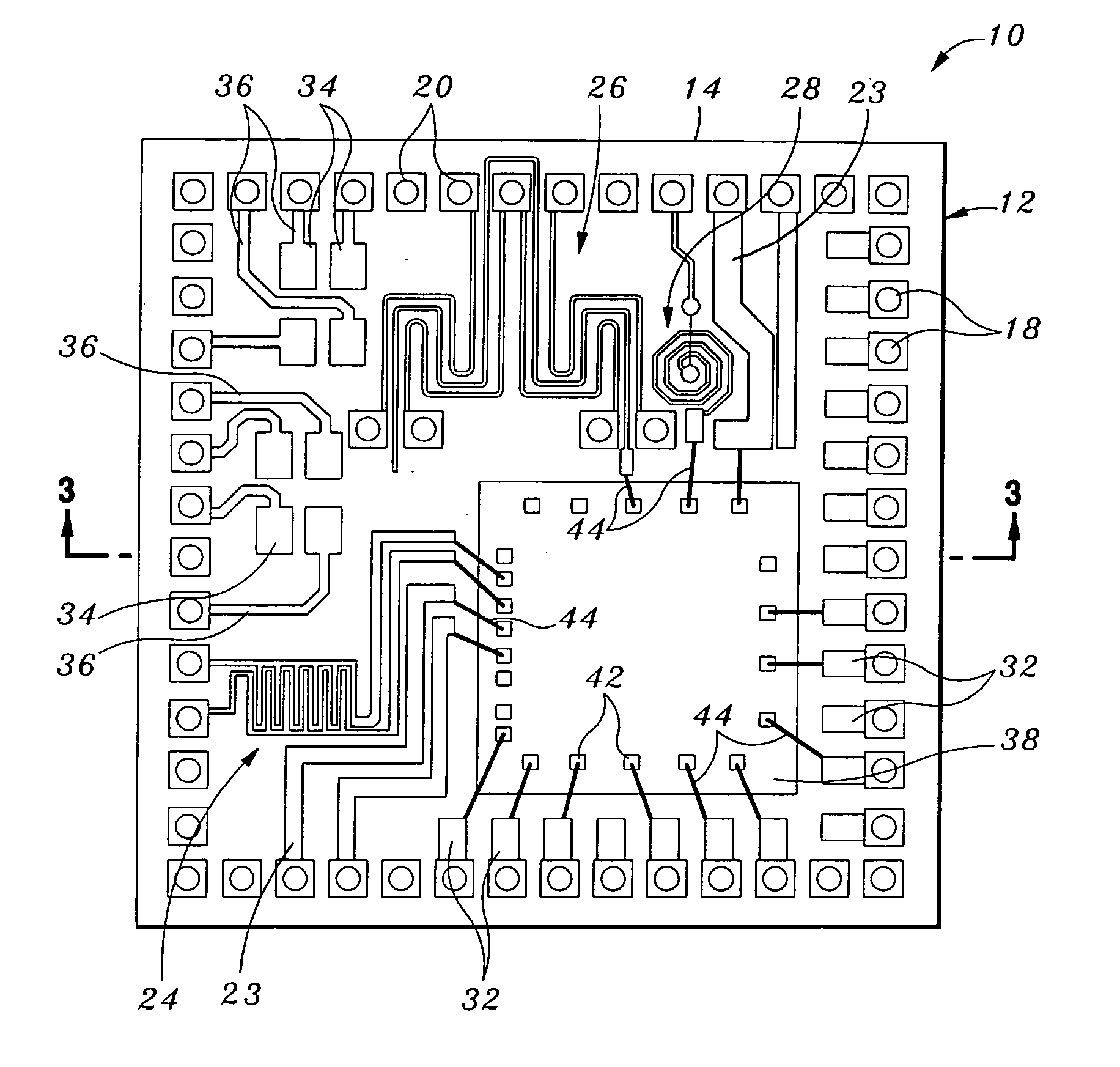 Thin integrated circuit device packages for improved radio frequency performance