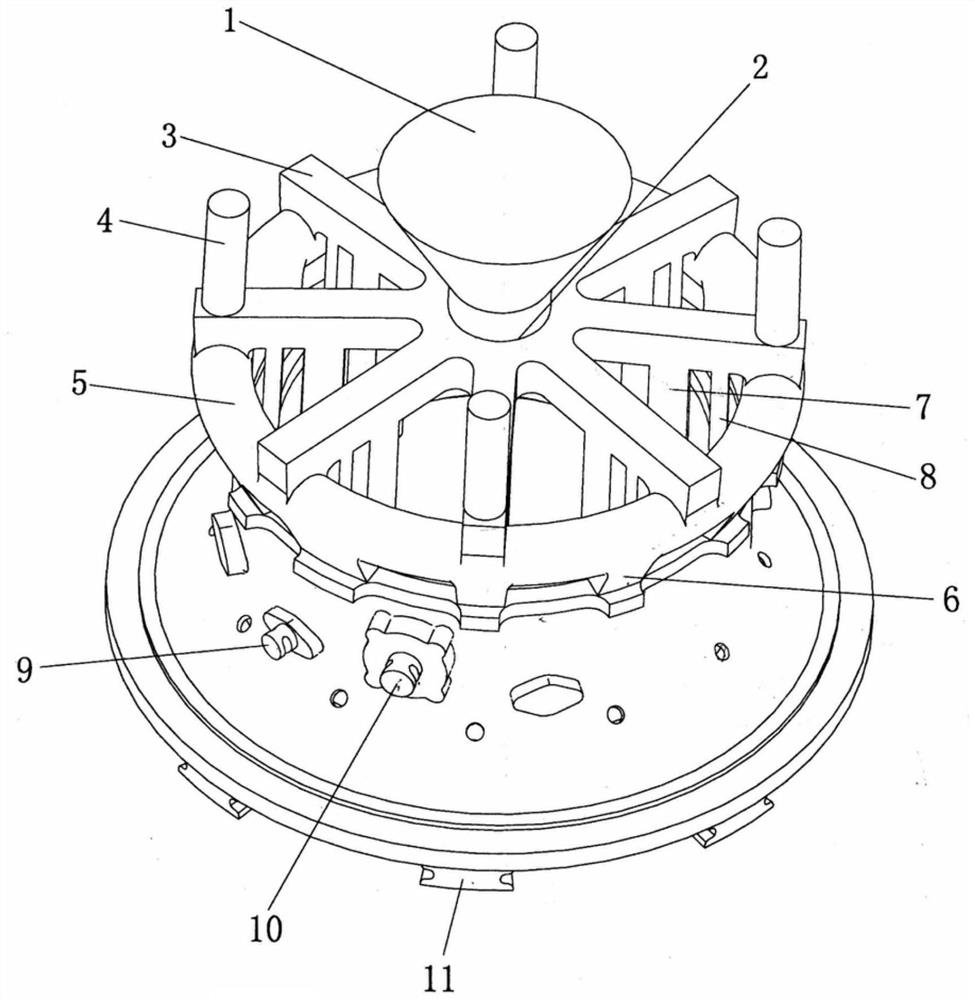 Pouring investment mold for high-temperature alloy porous seat casting and its manufacturing process