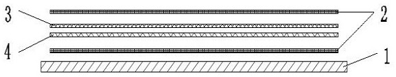 Novel aluminum foil flexible film and preparation method thereof