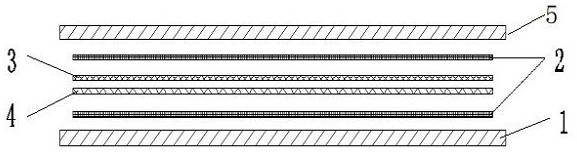 Novel aluminum foil flexible film and preparation method thereof