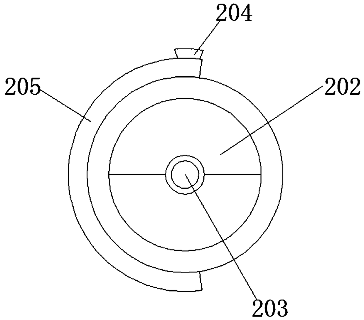 Feeding device for thrush