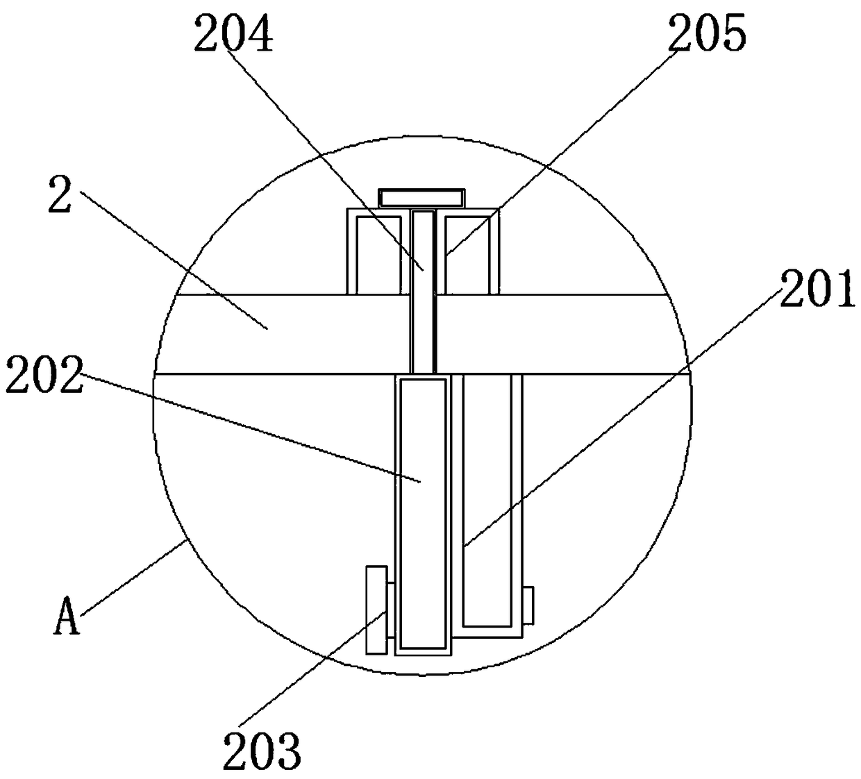 Feeding device for thrush