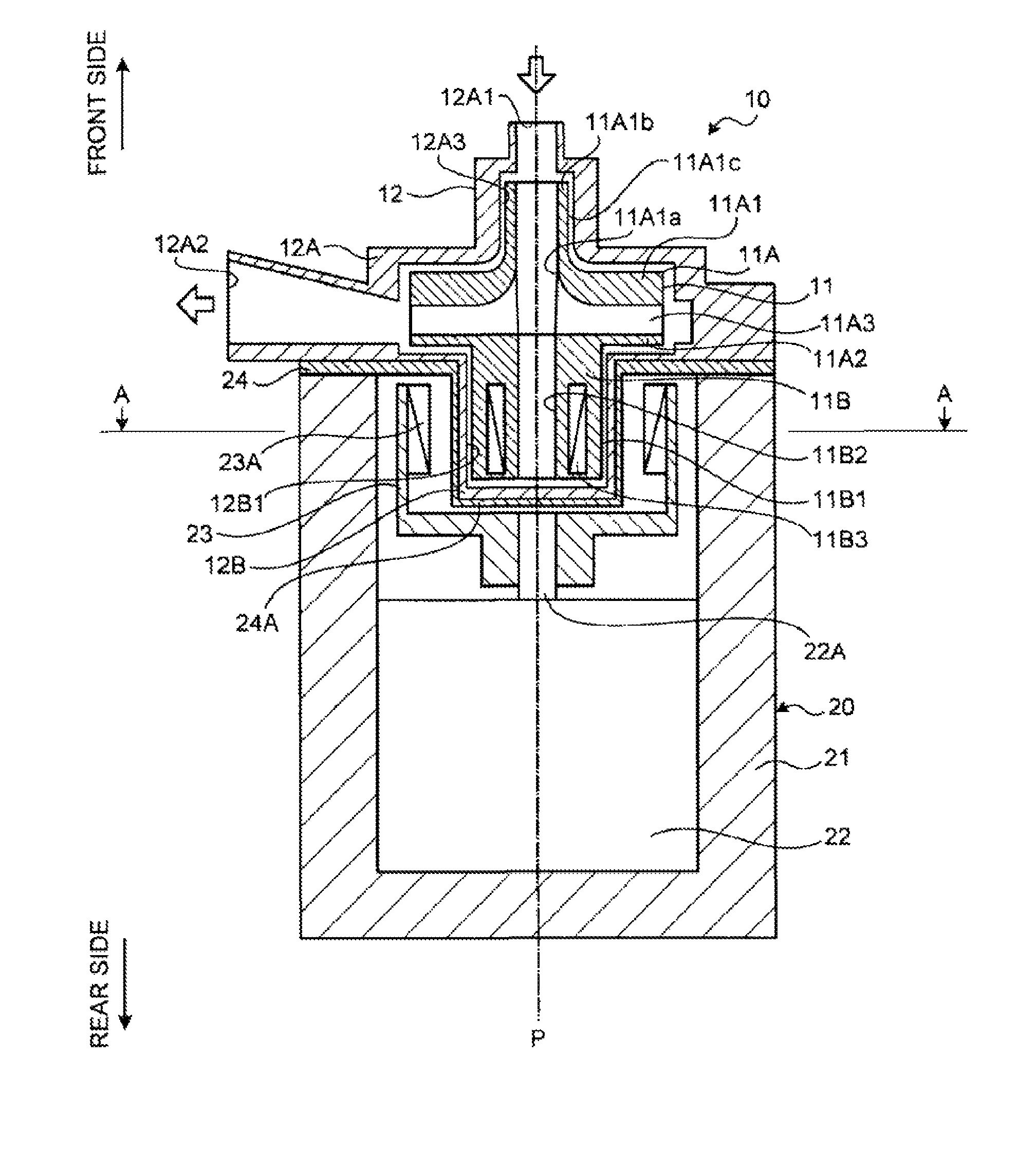 Blood pump and pump unit