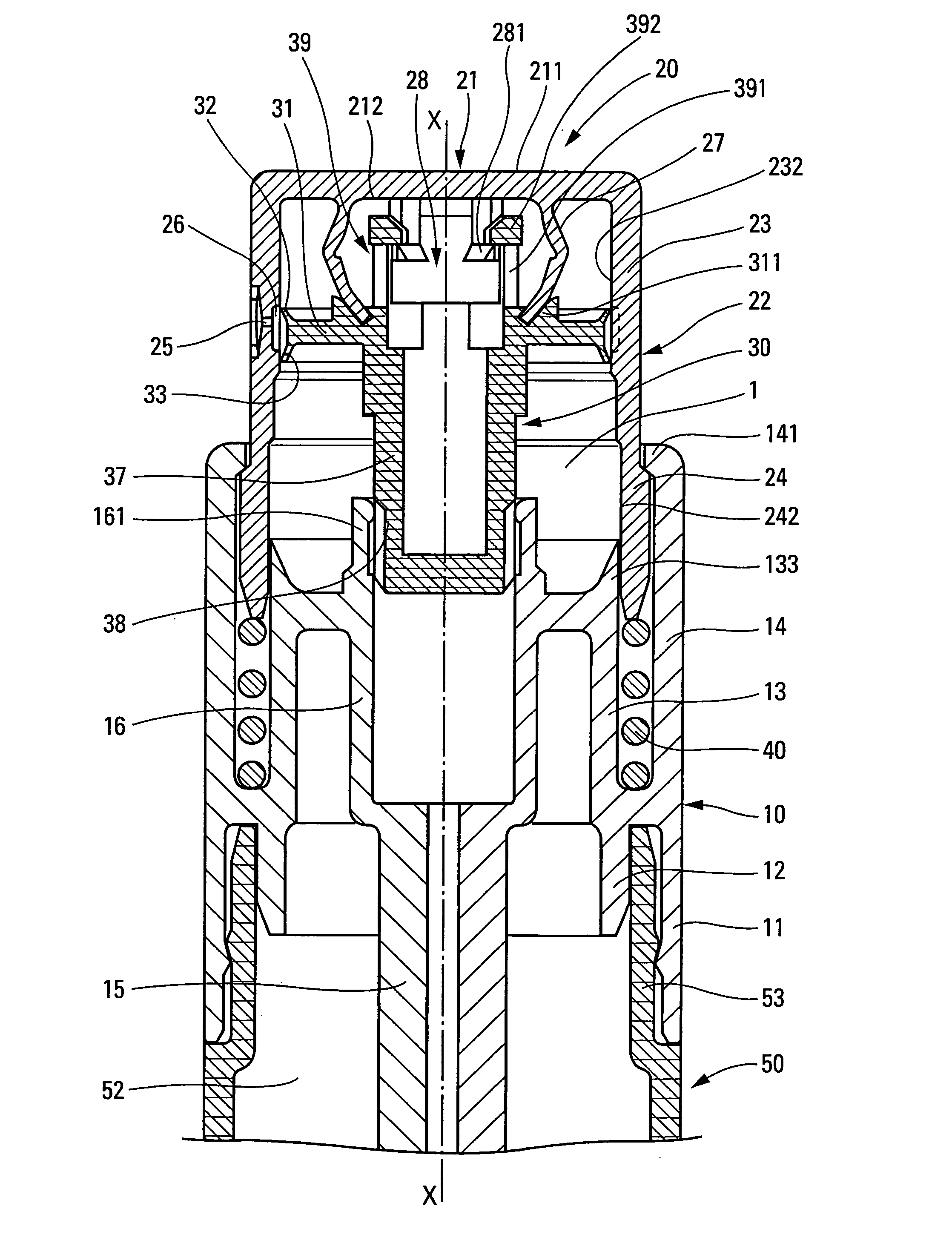 Fluid dispenser member