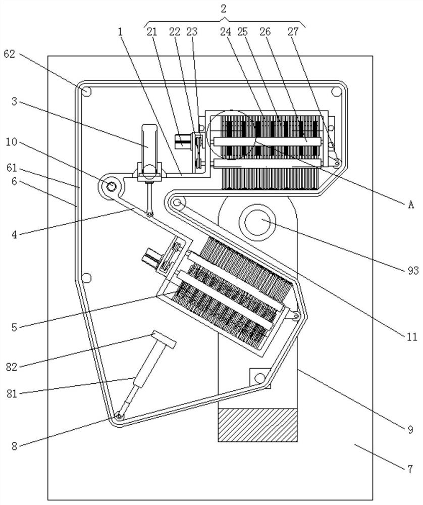 Polygonal special-shaped eccentric grinding device and method