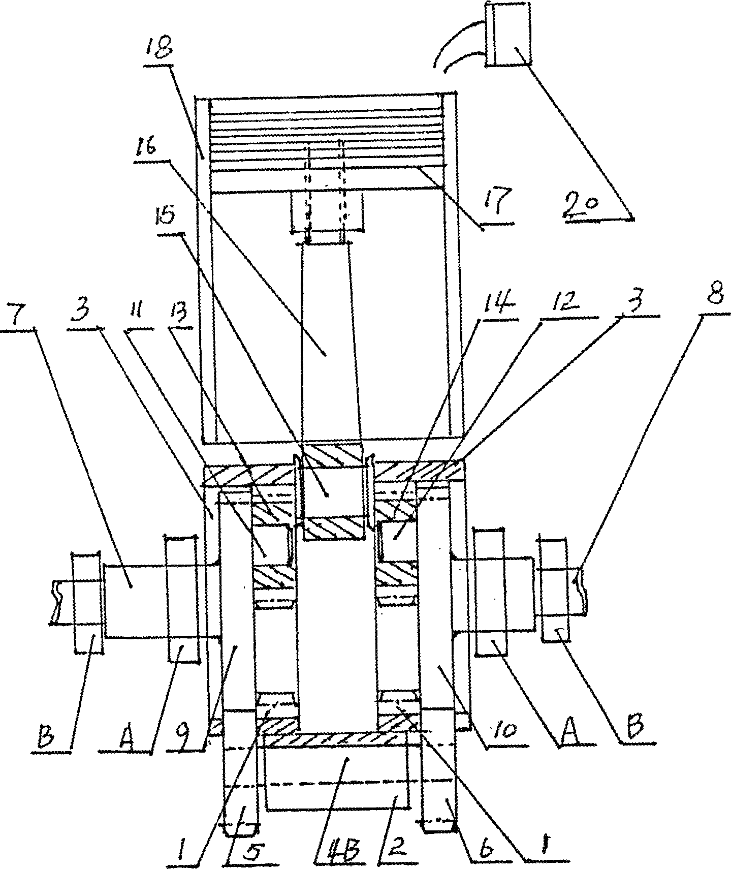 Techique of high thermal efficiency internal combustion engine with long pistion stroke and zero side pressure and devices