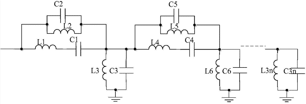 Analog band pass filter