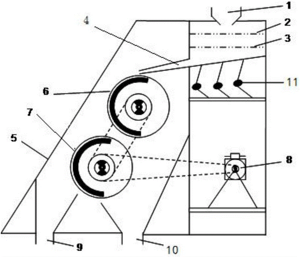 Method for carrying out classification magnetic separation according to particle sizes of quartz sand, and magnetic separator thereof