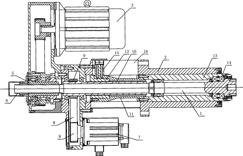 Power head for digital control hole drilling