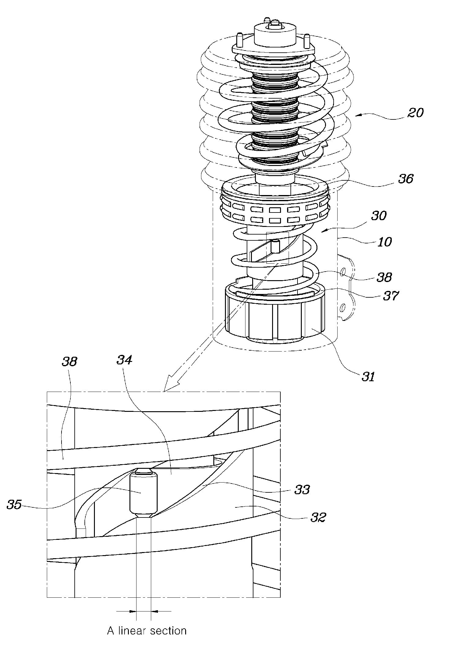 Electronic control suspension system for vehicles