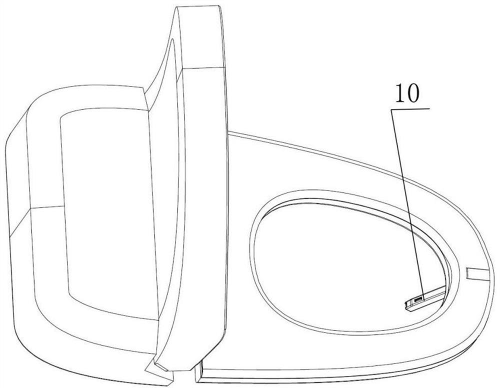 A convenient urine test toilet seat