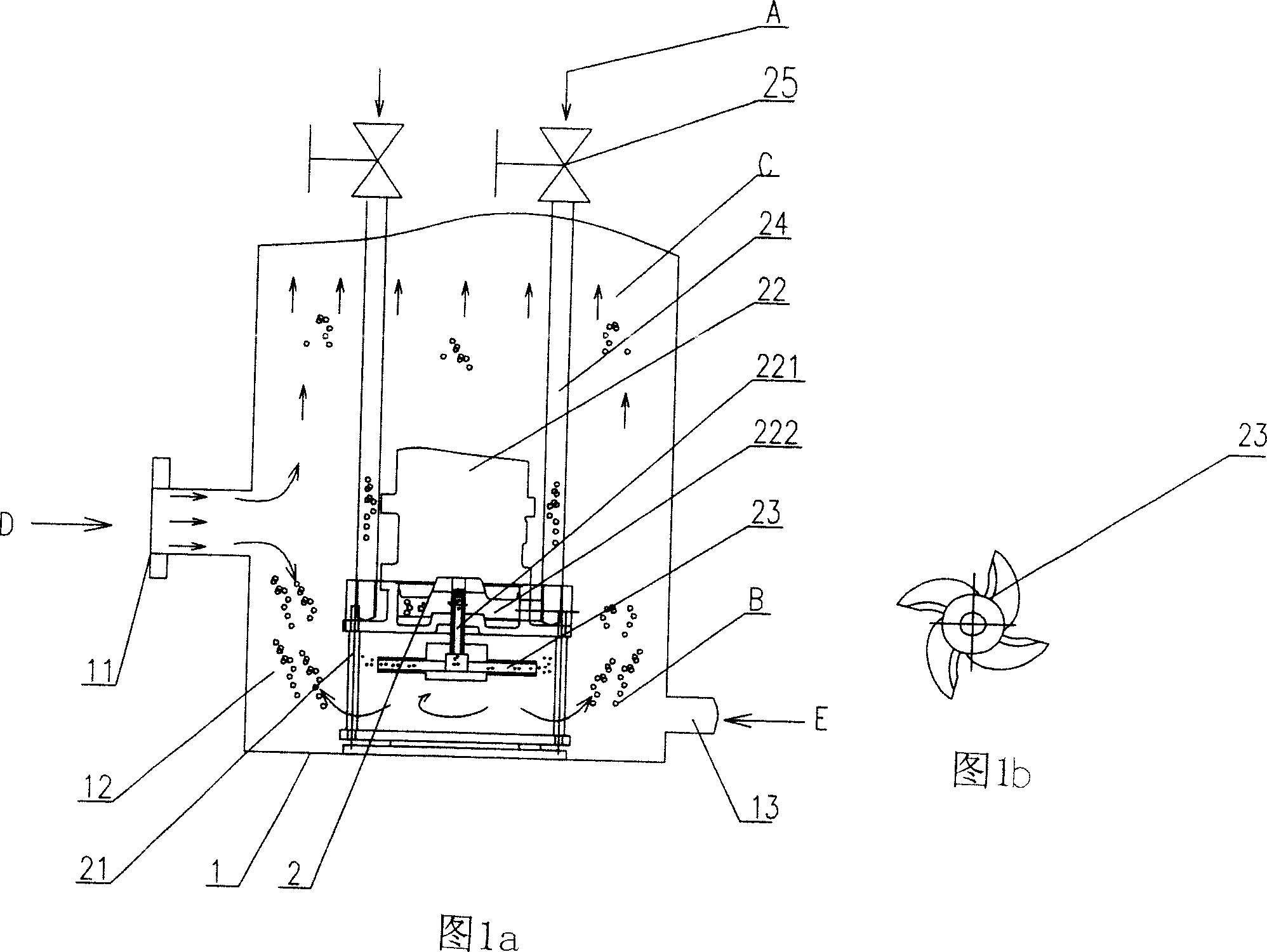 Air entraining float machine and air-float device having the same