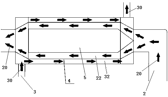 Drying room afterheat recycling device