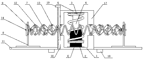 Partial-zero-stiffness vibration isolator