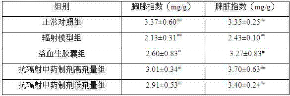 Anti-radiation Chinese medicine preparation and preparation method thereof