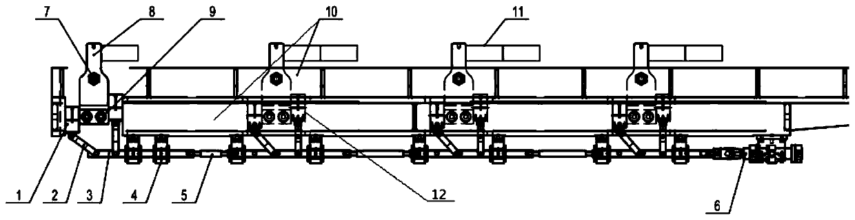 Novel cold blank charging table device