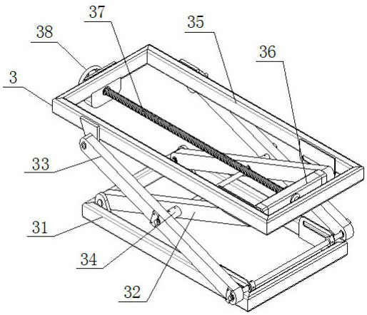 A smelting furnace wall cleaning device