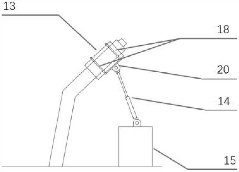 External hanging type road roller unmanned auxiliary driving system