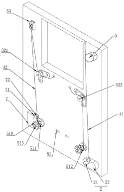 Scaling ladder type escape window