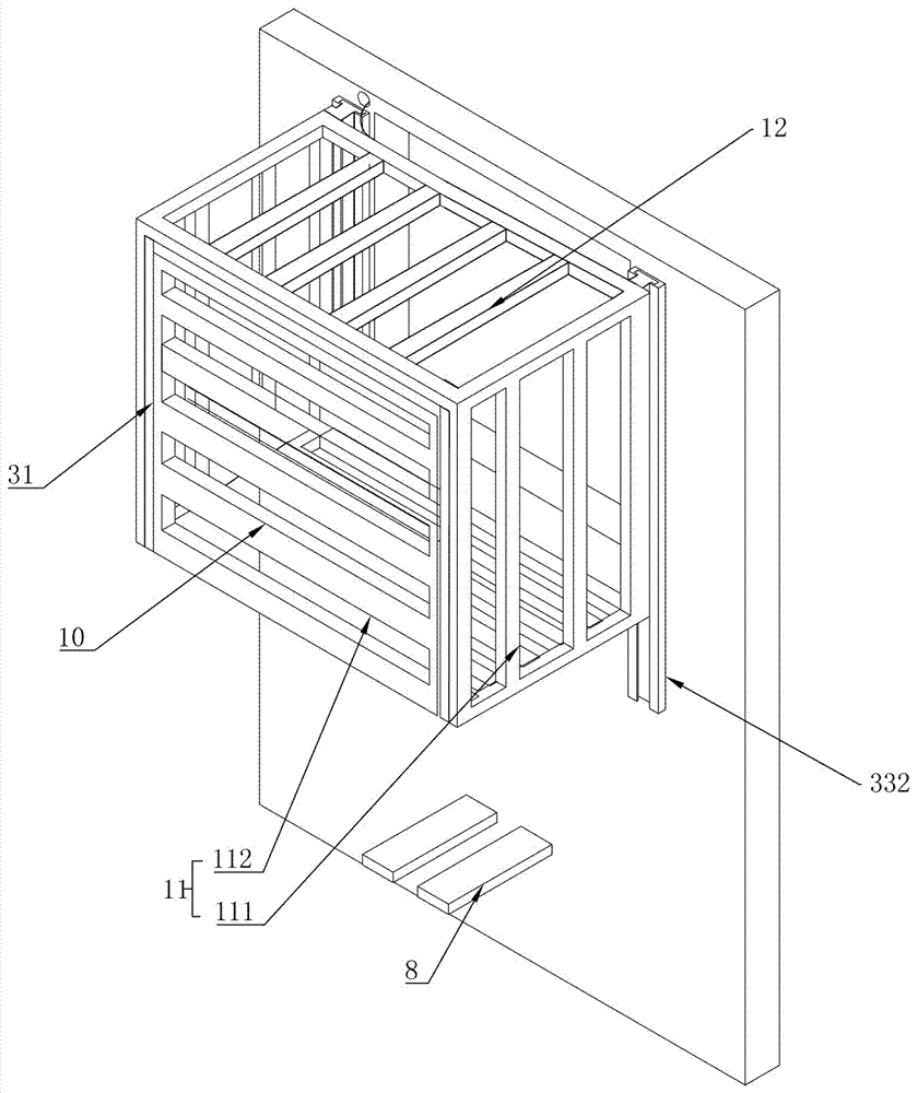 Scaling ladder type escape window