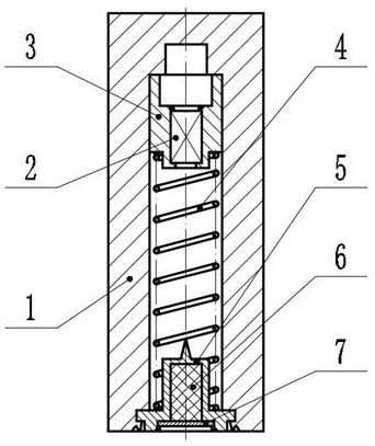 Fuse chamber interior ignition mechanism adopting detonator and space explosion suppression principle