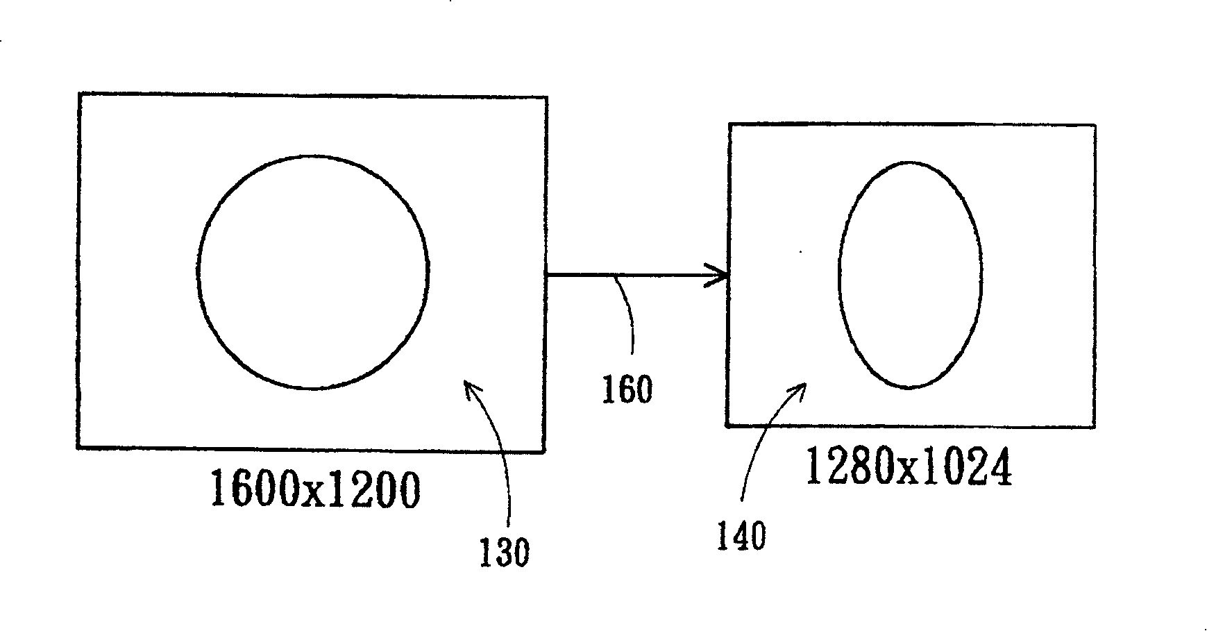 Liquid crystal display controller for keeping fixed aspect ratio, and its manufacturing method