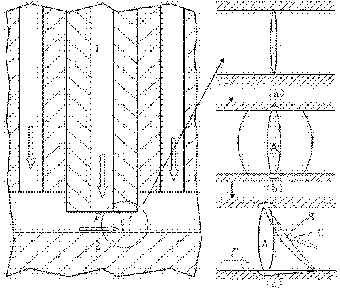 Bunched electrode high-speed discharge processing method