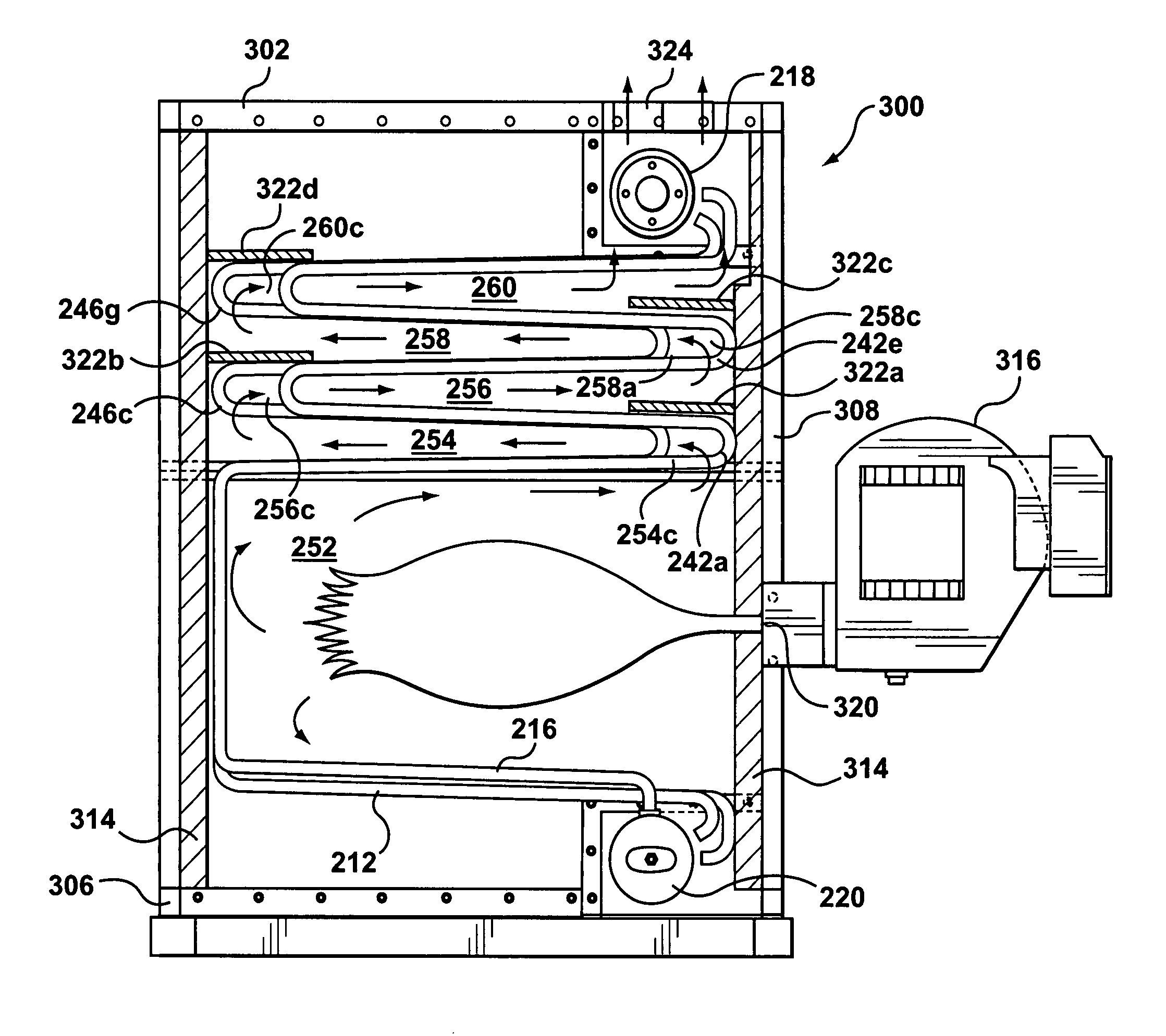 Tube assembly for a boiler