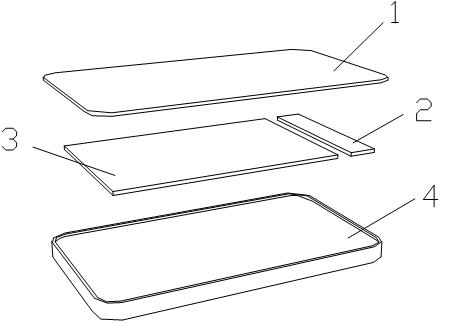 Dual-screen touch sensible display electronic device and realization method thereof