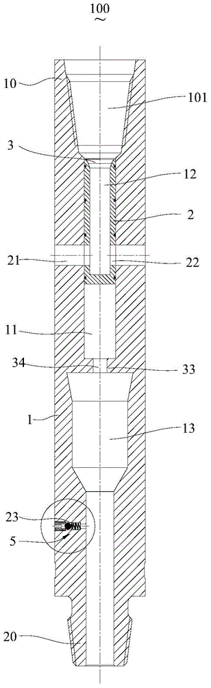 Column cleaning device