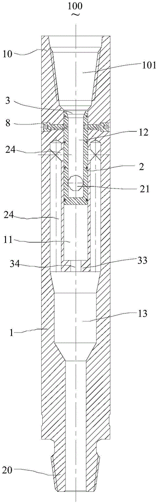 Column cleaning device