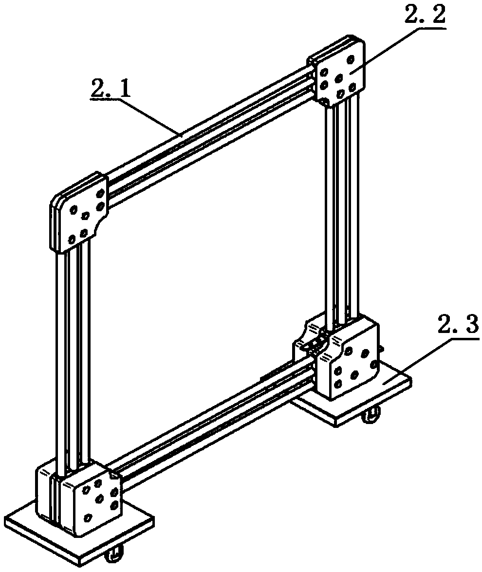 Power frequency electromagnetic field generation platform used for simulating site of substation