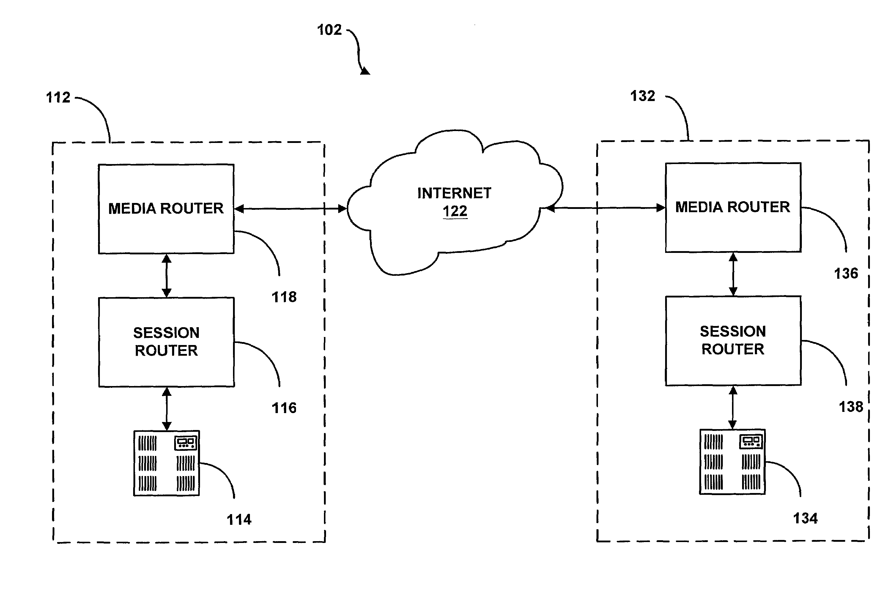 System and method for providing rapid rerouting of real-time multi-media flows