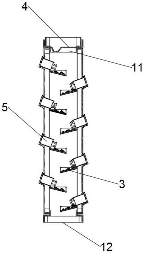 Modularized cross type liquid flow plant hydroponic unit, hydroponic device and hydroponic system