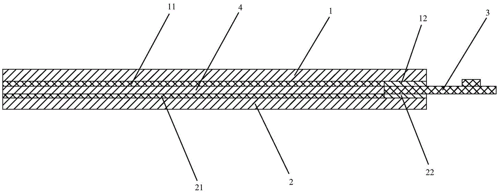 Capacitive touch screen and preparation method