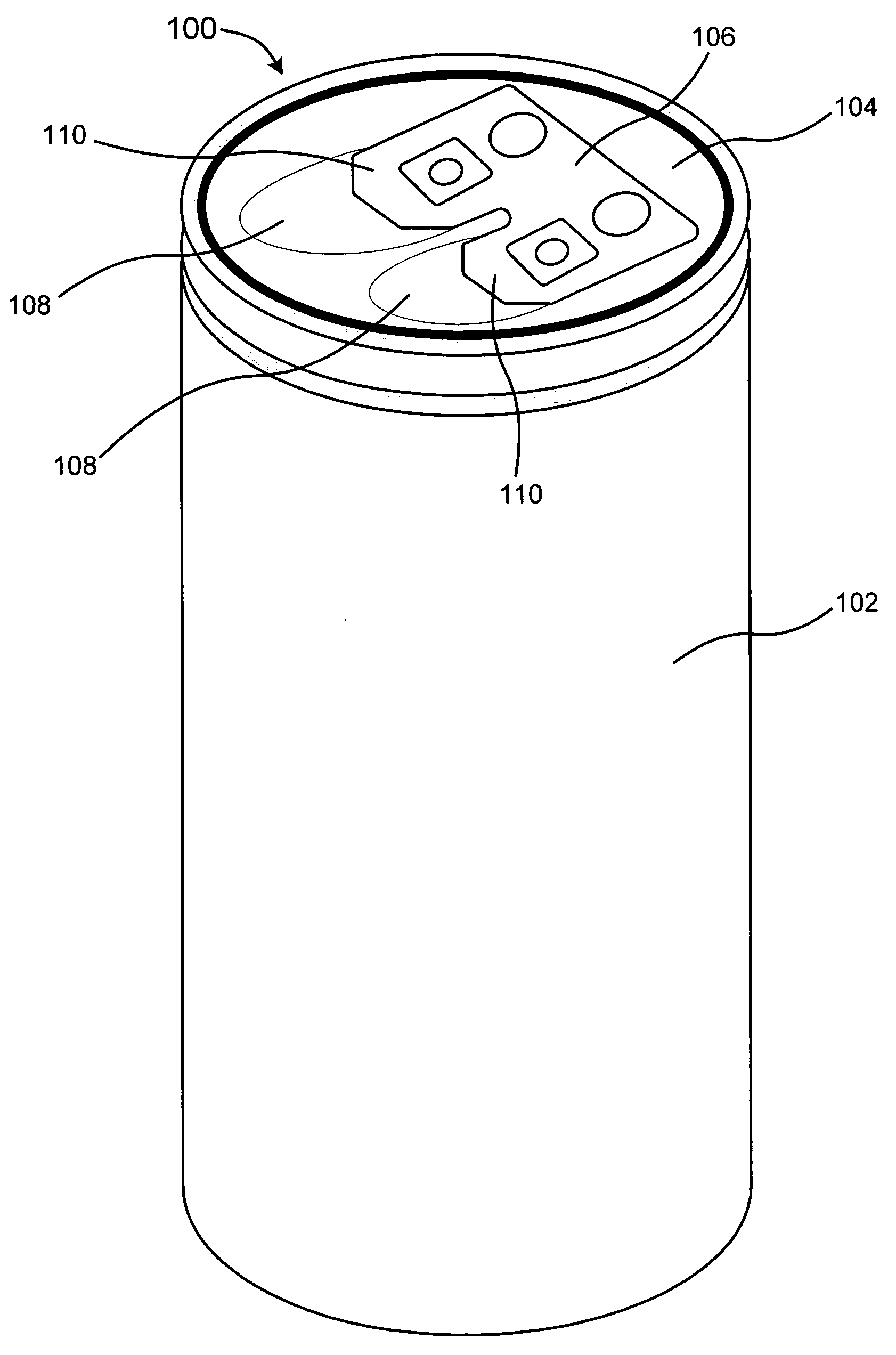 Multiple-opening container and method