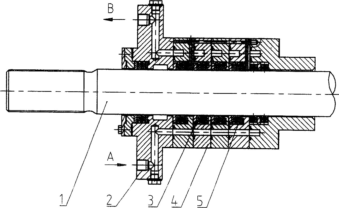 Oil cooling structure for piston rod of piston compressor