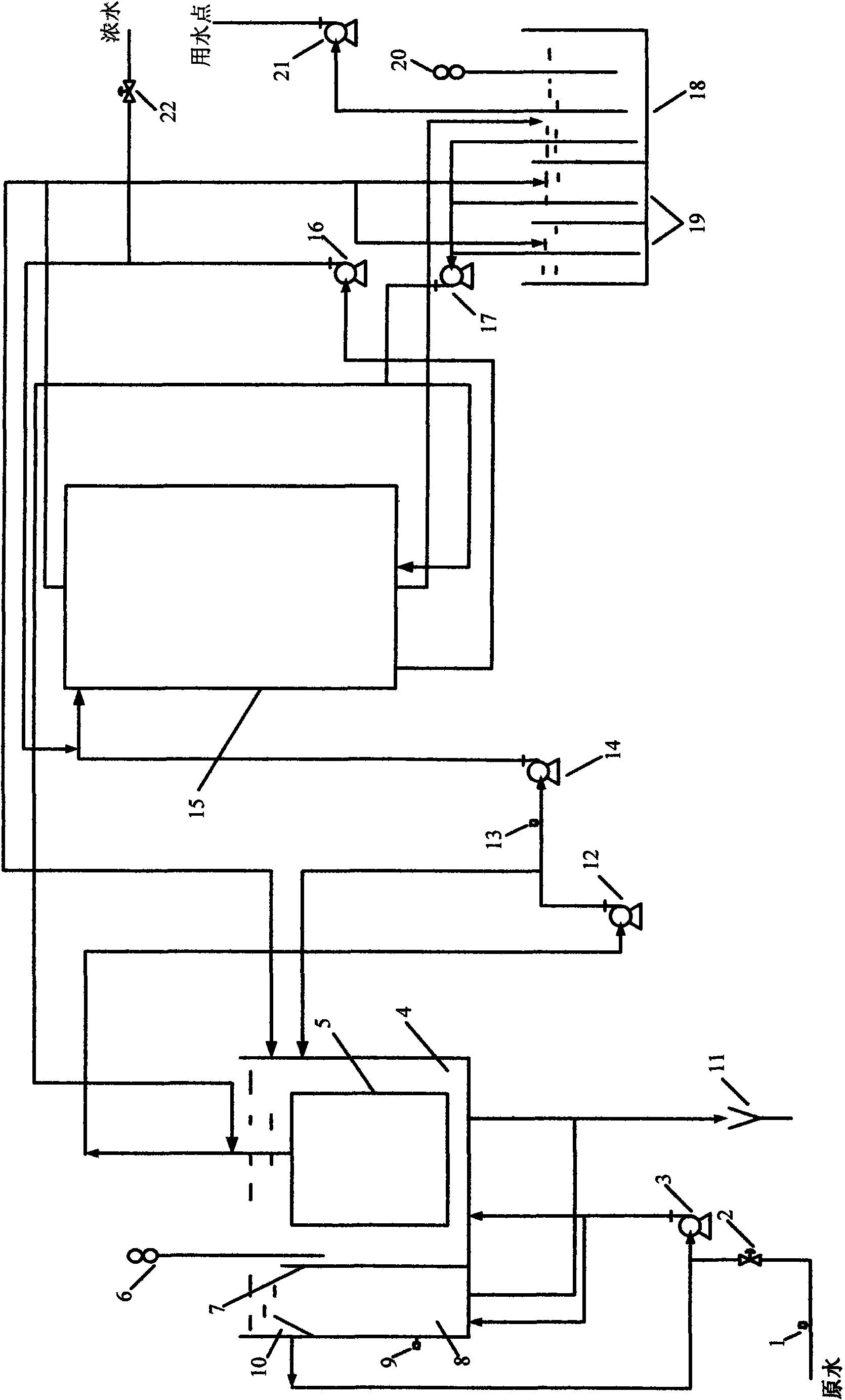 Membrane precision filter for wastewater treatment and application thereof