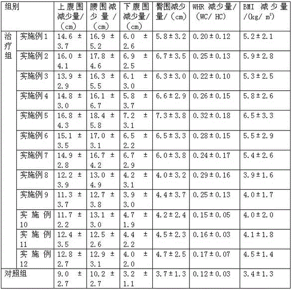 A kind of traditional Chinese medicine compound preparation for treating obesity and preparation method thereof