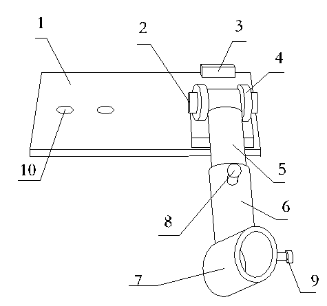 Depth meter folding support convenient to use