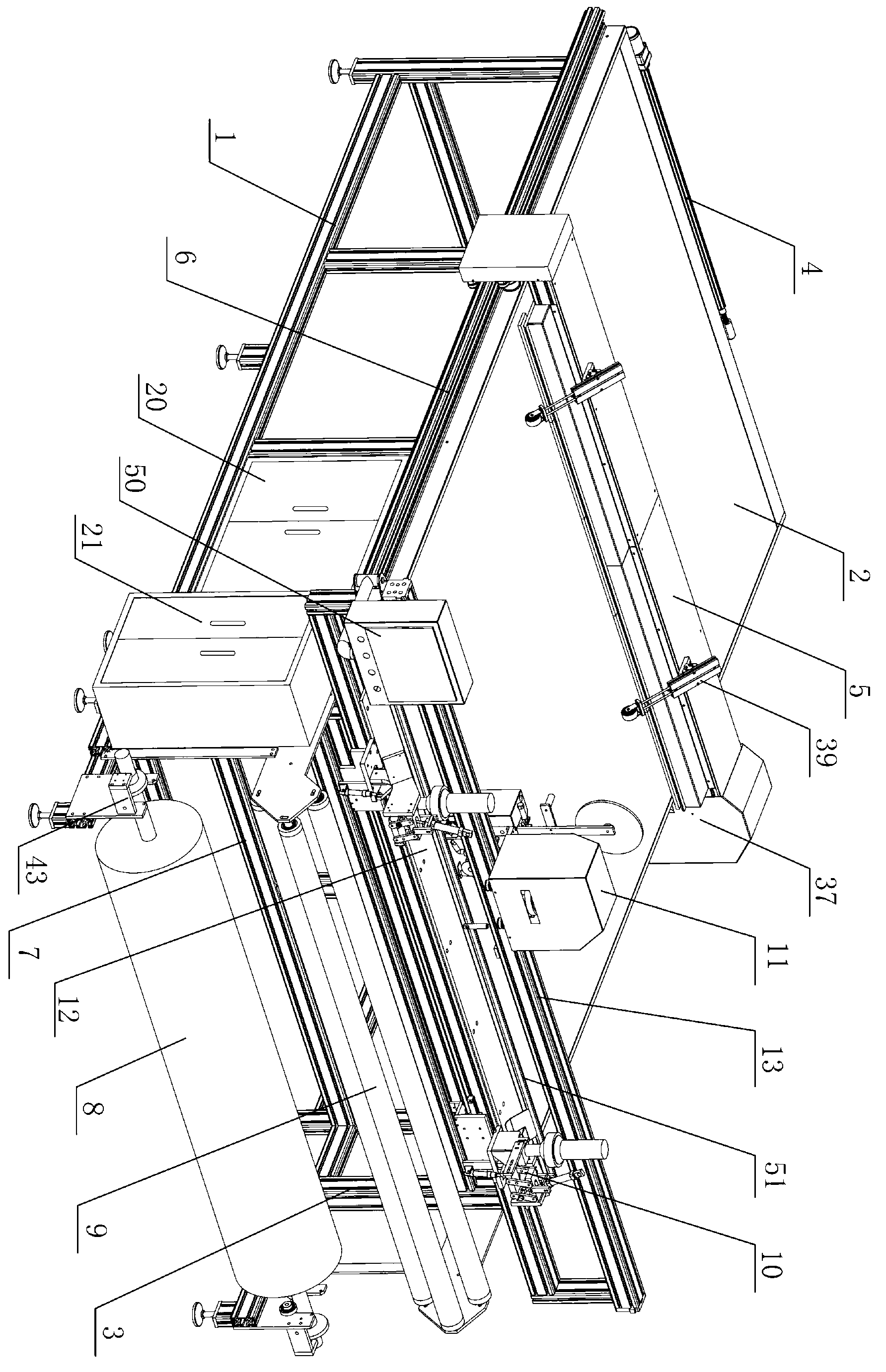 Automatic screen lettering and cutting machine and process