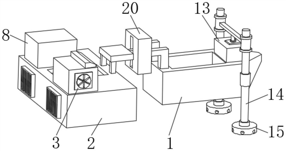 Lotus root harvester with water driving function