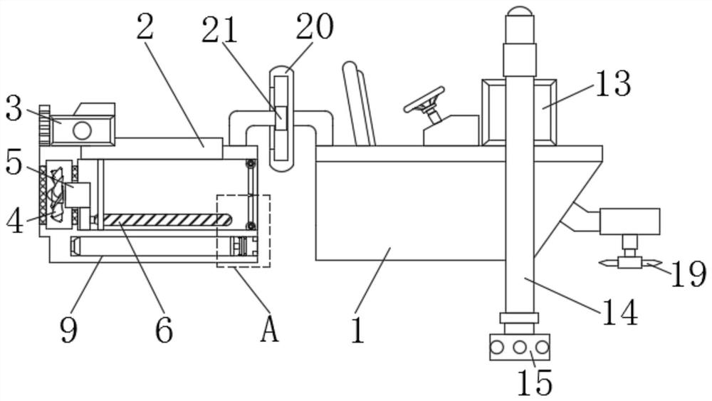 Lotus root harvester with water driving function