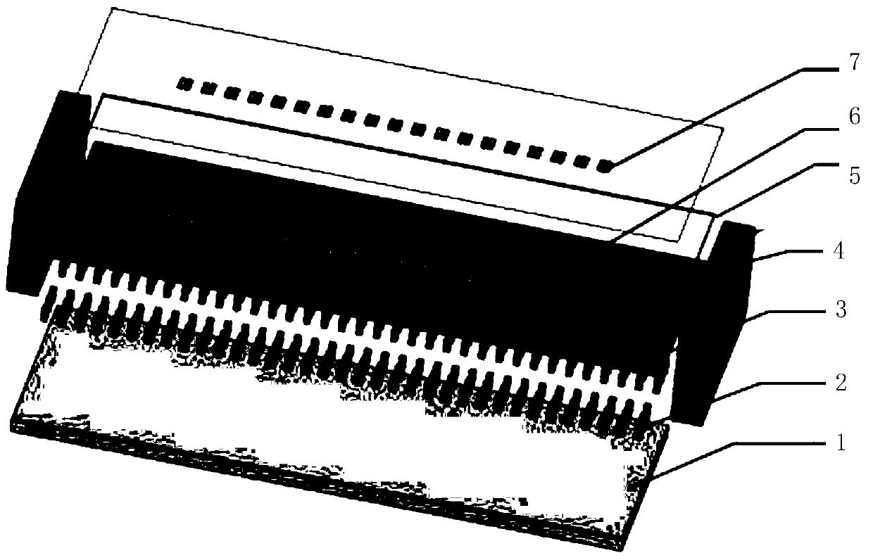 One-dimensional holographic antenna for liquid crystal electronically controlled scanning gap waveguide based on amplitude weighting