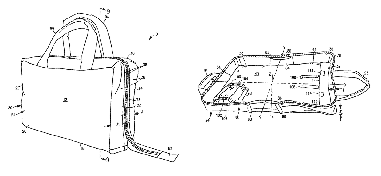 Lunch tote for storing food which is convertible into a serving tray