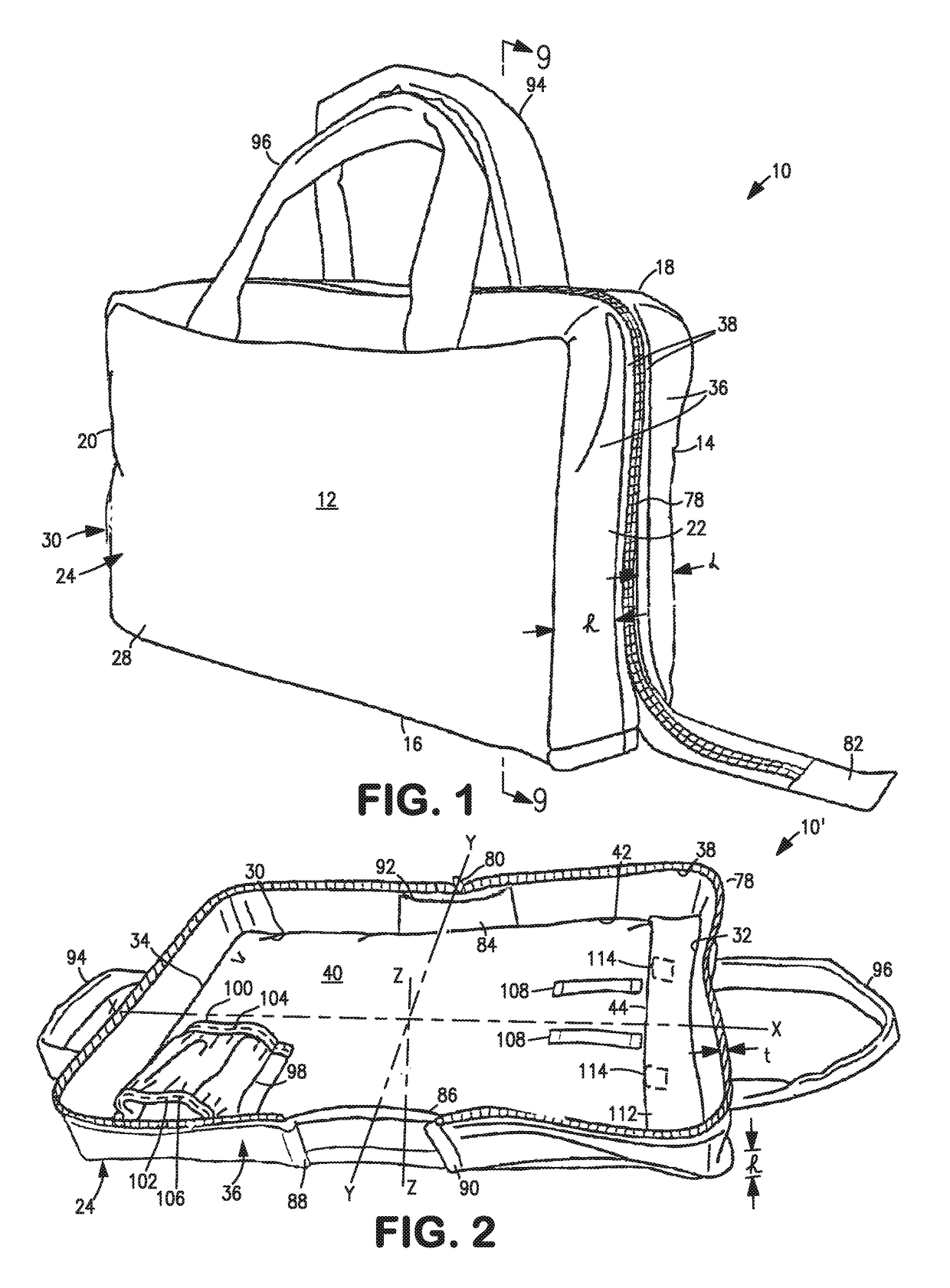 Lunch tote for storing food which is convertible into a serving tray